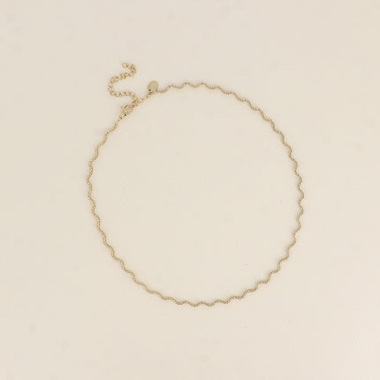 Moka Necklace - zigzag chain