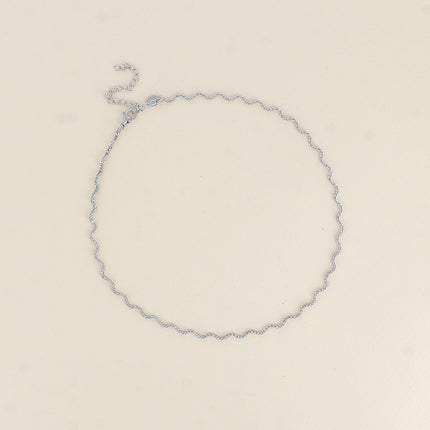 Moka Necklace - zigzag chain