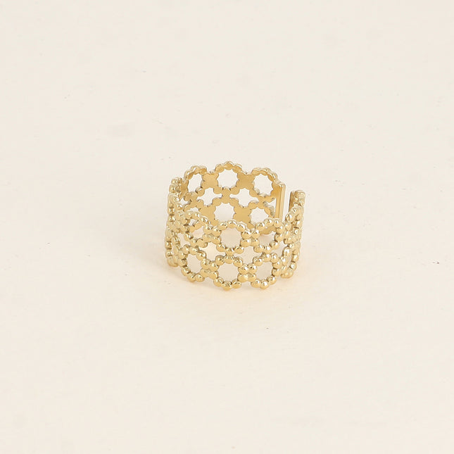 Wide ring - round milgrain