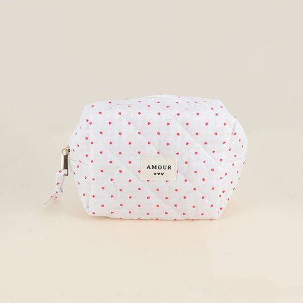 Trousse - AMOUR et 3 coeurs - 15 x 10 x 8 cm