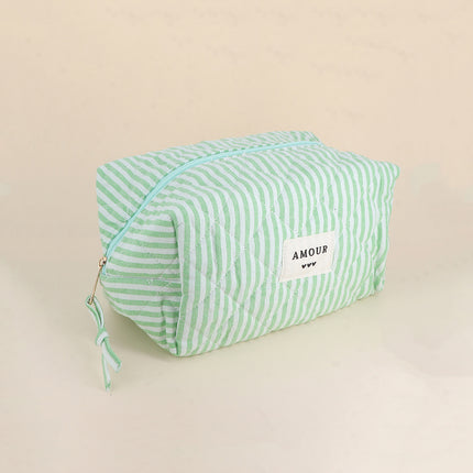 Grande trousse - en coton/polyester - 23 x 12 x 14 cm