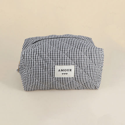 Grande trousse - en coton/polyester - 23 x 12 x 14 cm