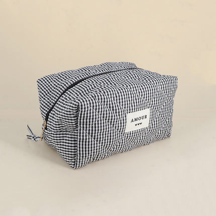 Grande trousse - en coton/polyester - 23 x 12 x 14 cm