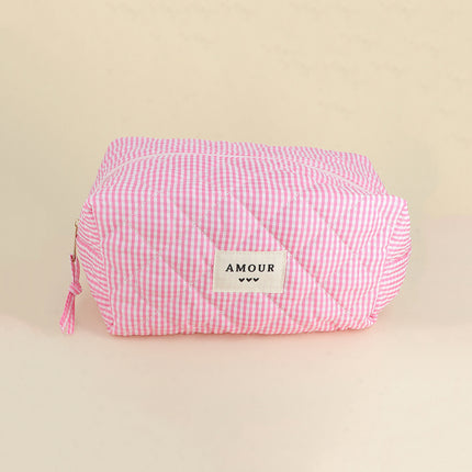 Grande trousse - en coton/polyester - 23 x 12 x 14 cm