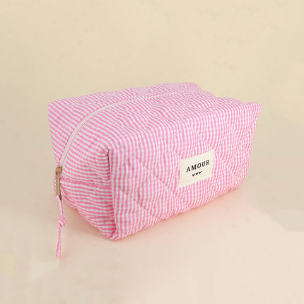 Grande trousse - en coton/polyester - 23 x 12 x 14 cm