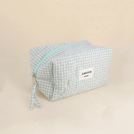 Grande trousse - en coton/polyester - 23 x 12 x 14 cm