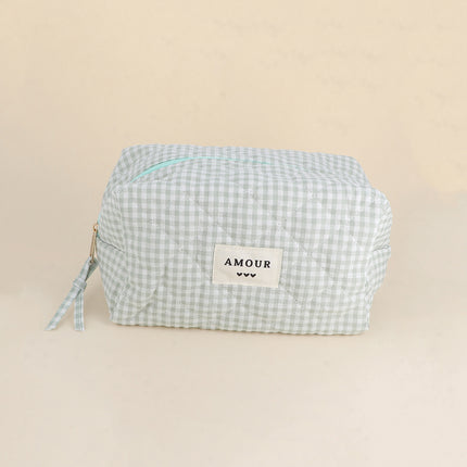 Grande trousse - en coton/polyester - 23 x 12 x 14 cm
