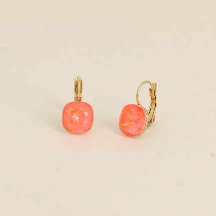 Boucles Béa - cristaux Swarovski® 4470 10mm