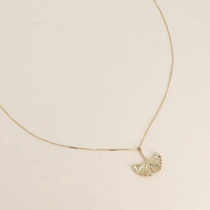 Collier - pendentif ginko