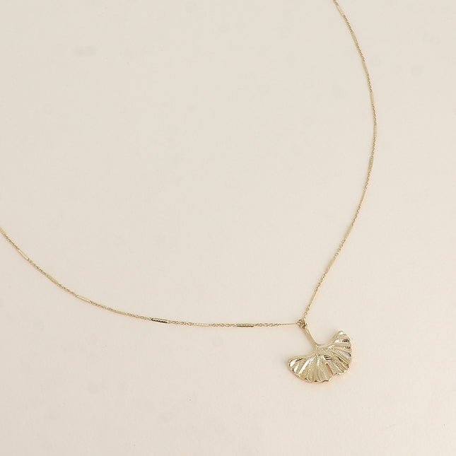 Collier - pendentif ginko
