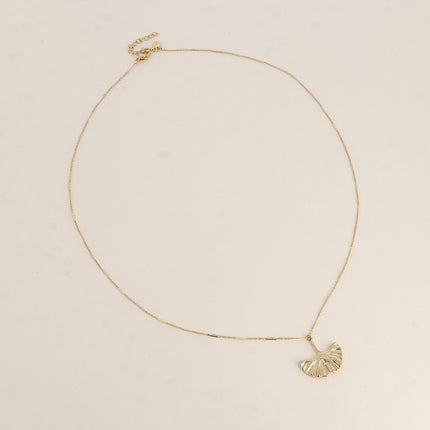 Collier - pendentif ginko