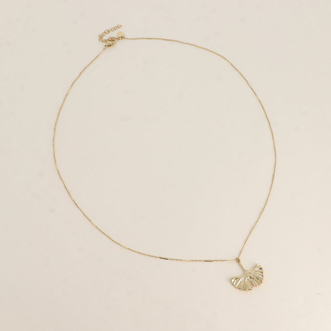 Collier - pendentif ginko
