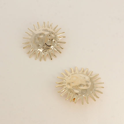 Boucles puces - grand soleil 57mm