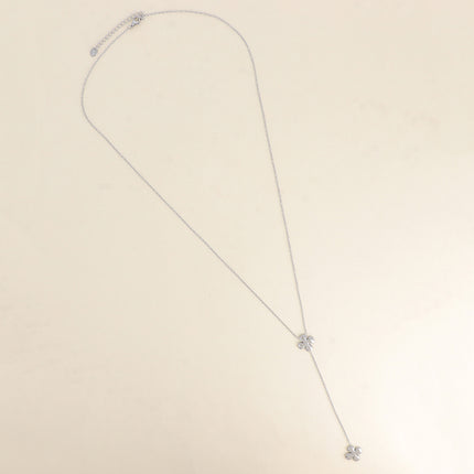 Collier Y - trèfles