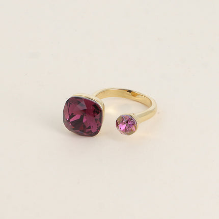 Bague Beata - ornée de 2 cristaux Swarovski®