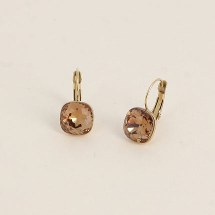 Boucles Béa - cristaux Swarovski® 4470 10mm