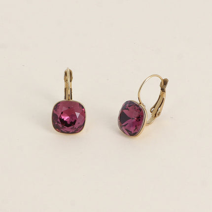 Boucles Béa - cristaux Swarovski® 4470 10mm