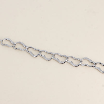 Bracelet - maille aux longs anneaux