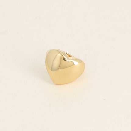 Bague - coeur lisse