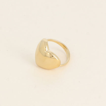 Bague - coeur lisse