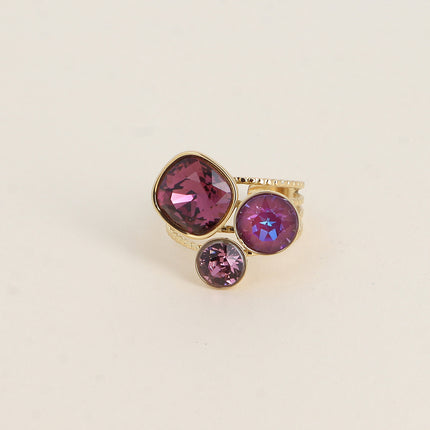 Bague Trilogie - cristaux Swarovski®