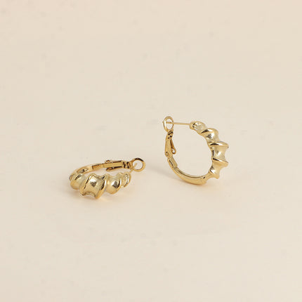 Créoles - anneau torsadé 23mm