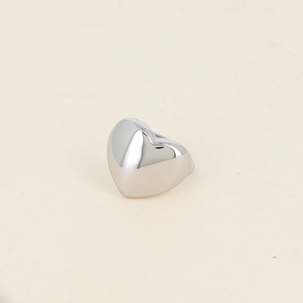 Bague - coeur lisse