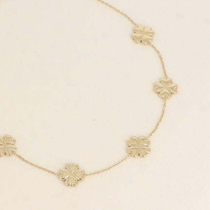 Collier - trèfles