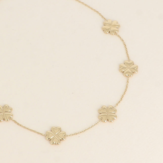 Collier - trèfles