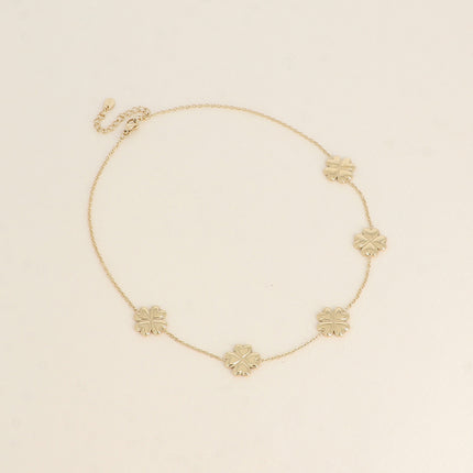 Collier - trèfles