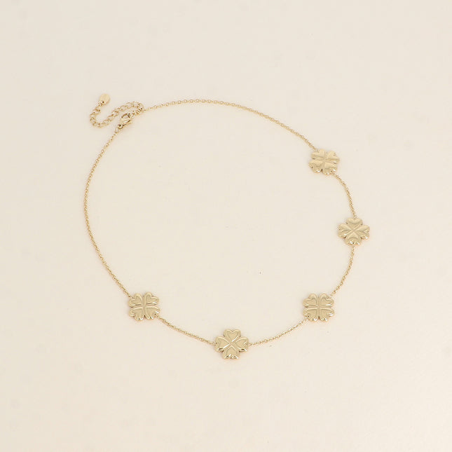 Collier - trèfles