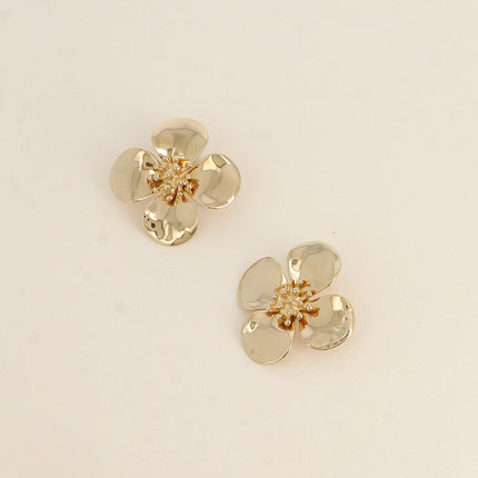 Boucles puces - motif floral