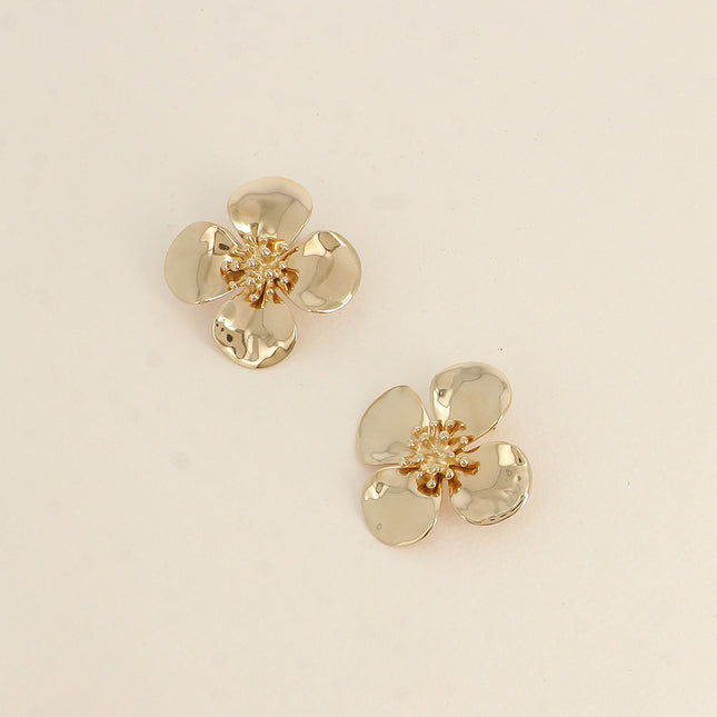 Boucles puces - motif floral