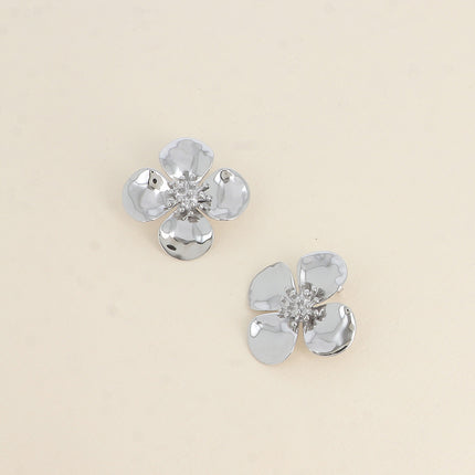 Boucles puces - motif floral