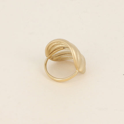 Bague - effet mat et formes ajourées