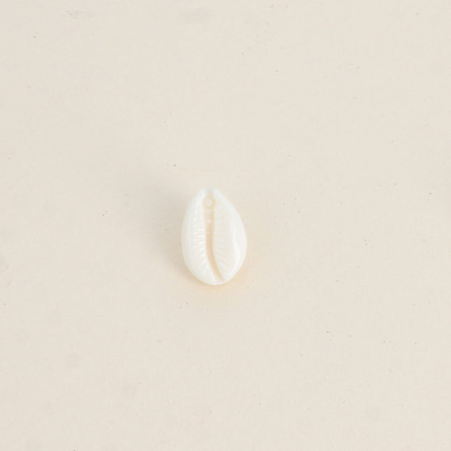 Perle - cauri blanc en résine