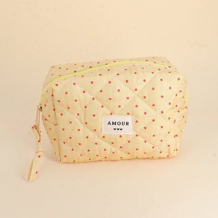 Trousse - AMOUR et 3 coeurs - 15 x 10 x 8 cm