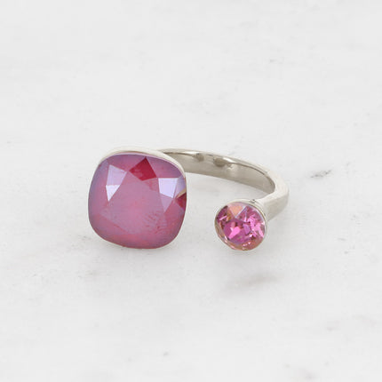 Bague Beata - ornée de 2 cristaux Swarovski®