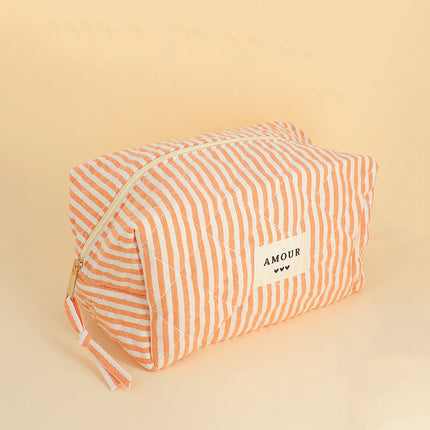 Grande trousse - en coton/polyester - 23 x 12 x 14 cm