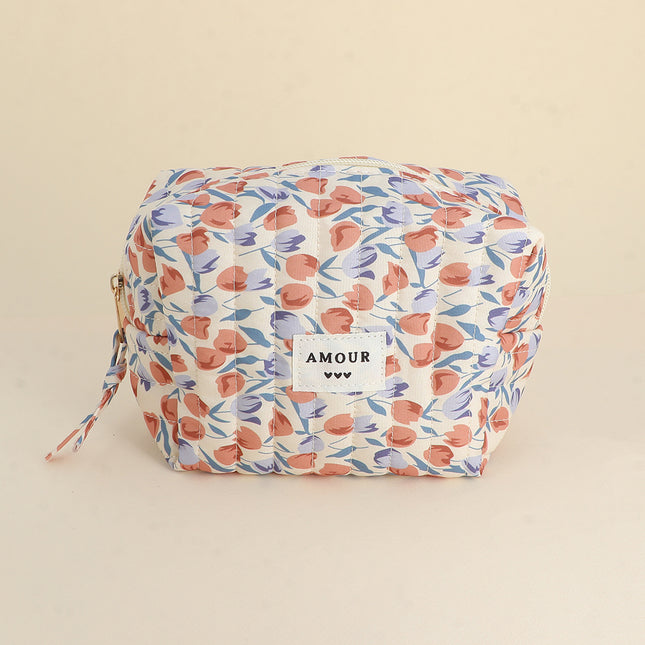 Trousse - AMOUR et 3 coeurs - 15 x 10 x 8 cm