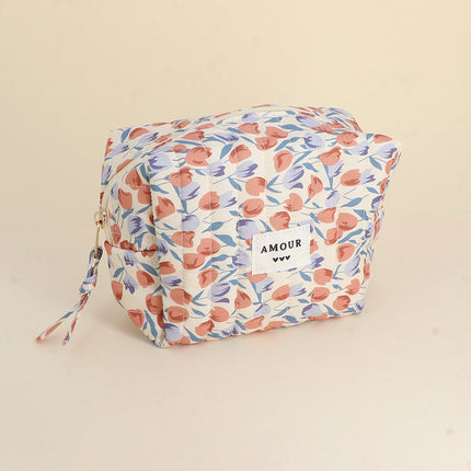 Trousse - AMOUR et 3 coeurs - 15 x 10 x 8 cm