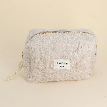 Small pouch - Love and 3 hearts - 15 x 8 x 10 cm