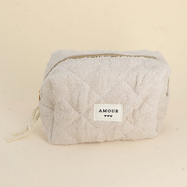 Petite trousse - Amour et 3 coeurs - 15 x 8 x 10 cm