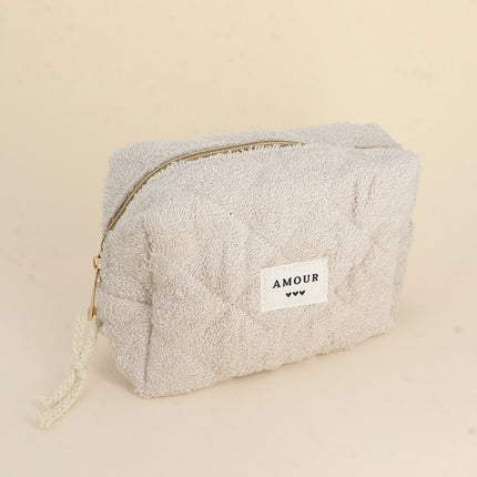 Small pouch - Love and 3 hearts - 15 x 8 x 10 cm