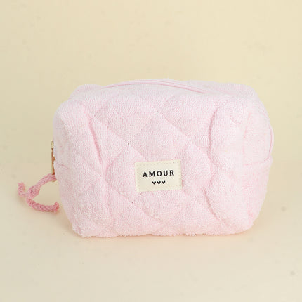 Small pouch - Love and 3 hearts - 15 x 8 x 10 cm