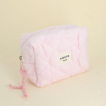 Small pouch - Love and 3 hearts - 15 x 8 x 10 cm