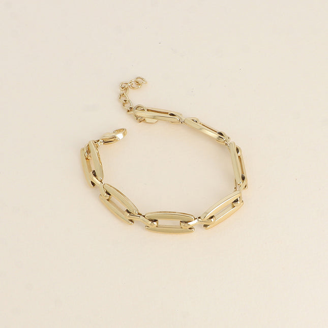Bracelet Robusta - maille aux longs anneaux