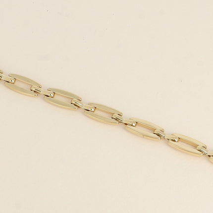 Bracelet Robusta - maille aux longs anneaux