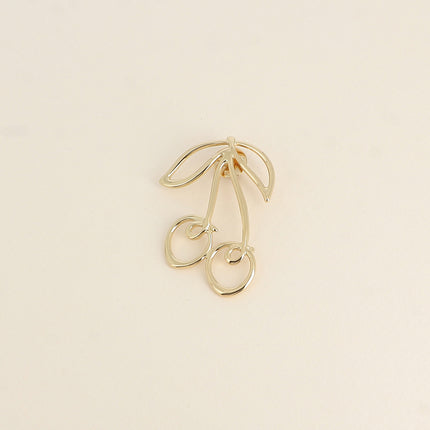 Pin - openwork cherry design