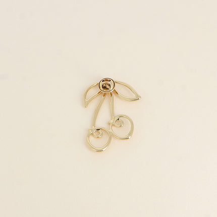 Pin - openwork cherry design